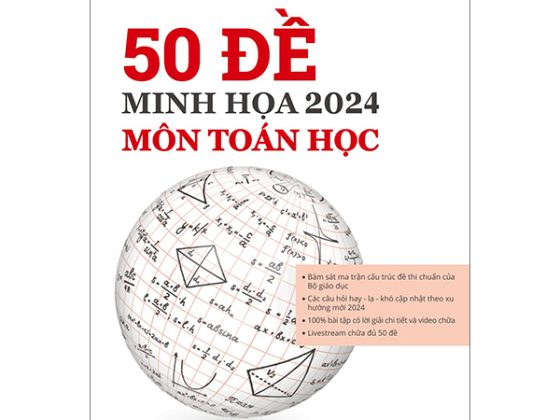 50 Đề Minh Họa 2024 - Môn Toán Học PDF