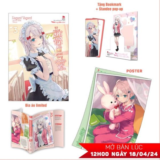 Cô Nàng Shimotsuki Trót Phải Lòng Nhân Vật Nền - Tập 3 - Bản Giới Hạn+ Standee Pop-Up Bìa Áo Limited Poster PDF