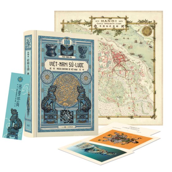 Việt Nam Sử Lược (Ấn Bản Kỉ Niệm 100 Năm) - Tặng Kèm Bản Đồ Bookmark Bộ Postcard 8 Tấm PDF