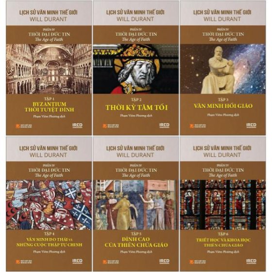 Bộ Sách Lịch Sử Văn Minh Thế Giới - Phần IV - Thời Đại Đức Tin (Bộ 6 Cuốn) PDF