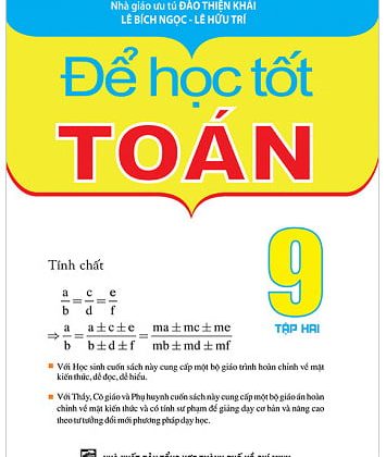 Để Học Tốt Toán 9 - Tập 2 PDF