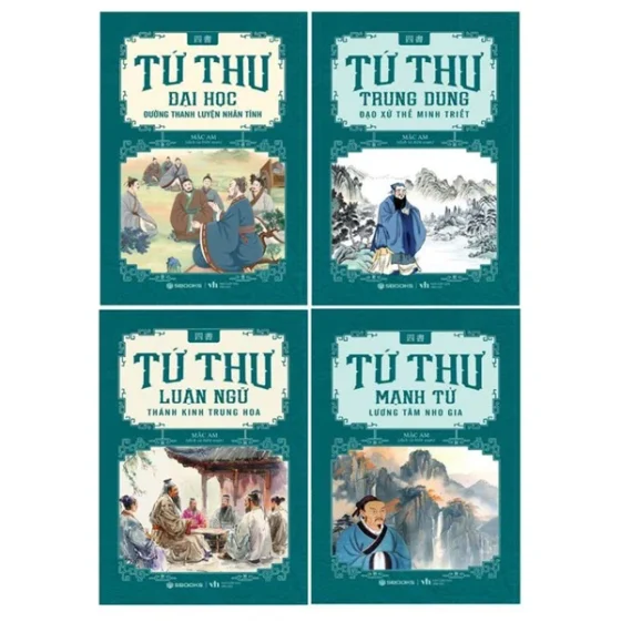 Bộ Sách Tứ Thư - Đại Học Luận Ngữ Trung Dung Mạnh Tử PDF