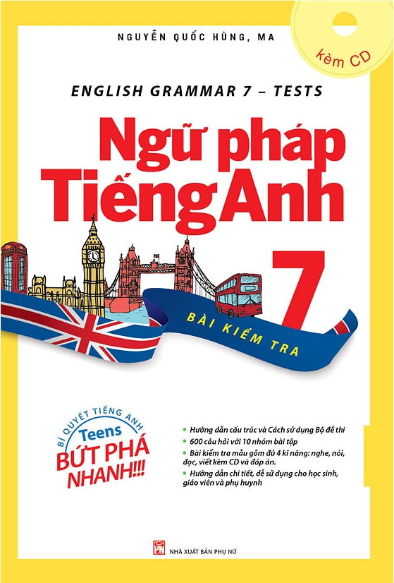 English Grammar - Ngữ Pháp Tiếng Anh 7 (Bài Kiểm Tra) PDF
