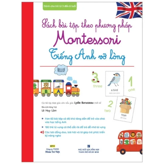 Sách Bài Tập Theo Phương Pháp Montessori - Tiếng Anh Vỡ Lòng (CD) PDF